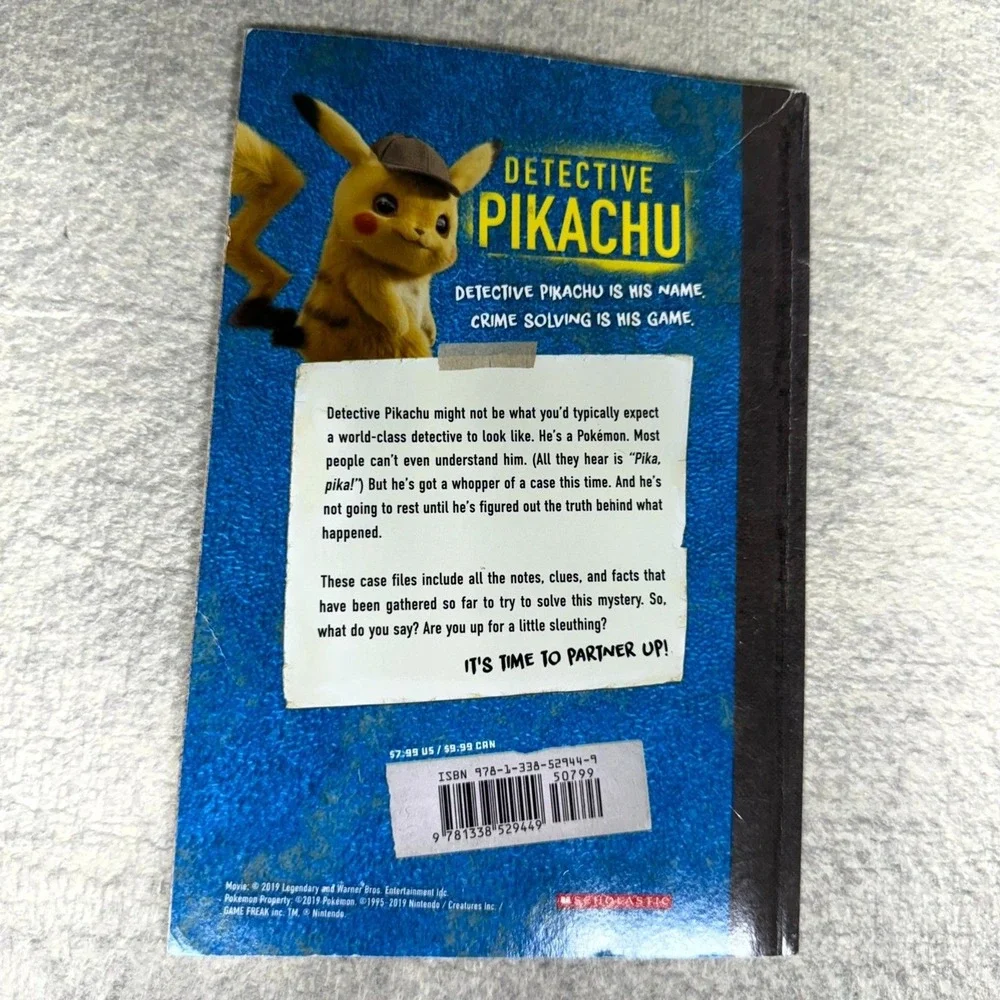 Pokemon Scholastic Detective Pikachu‎ Case Files book 2019